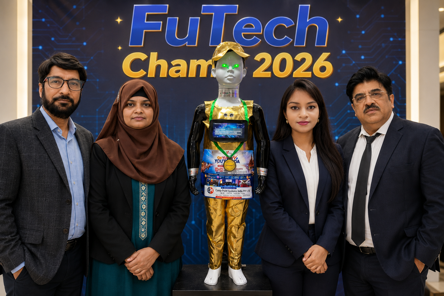Indian school students learning AI and robotics